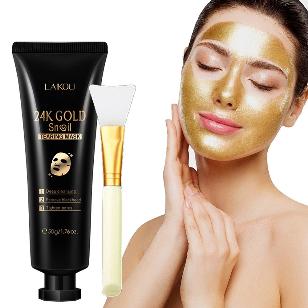 Gold Snail Face Mask - Allnonefinds.shopify.com